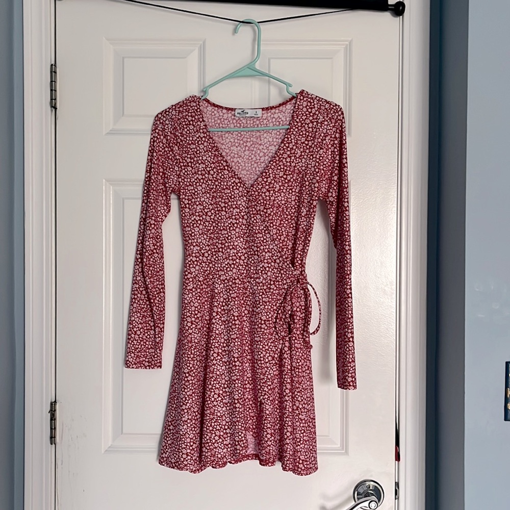 Hollister Long Sleeve Floral Dress